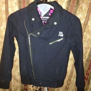 Black Volcom Jacket