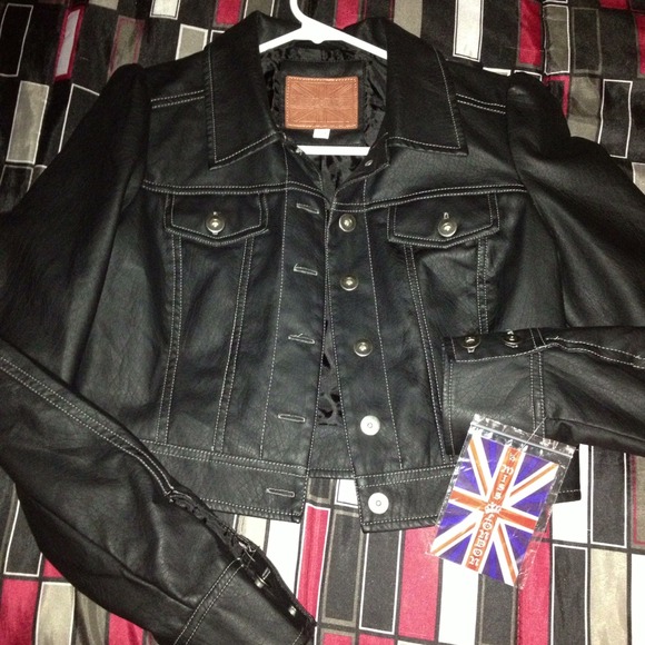 Miss London black half jacket - Picture 1 of 1