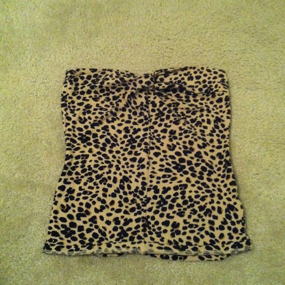Cheetah top/bandeau
