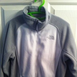 *RESERVED* Gray and White North Face Jacket