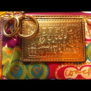 Reserved 💜 Coach Poppy Wallet & Cream Top