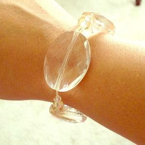 A simple cute clear bracelet.