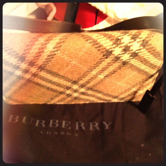 Tweed Burberry Bag