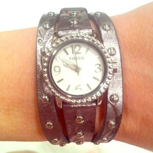 Genuine Leather Fossil Watch