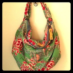 *** SOLD *** Lucky Brand Floral Canvas Handbag