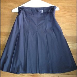 Karen Millen flare skirt, chocolate