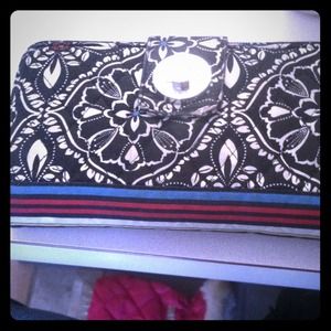 Vera Bradley Barcelona print large wallet(reserved