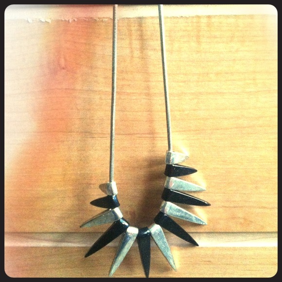 Spiked necklace.
