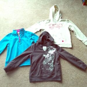 Girls sweatshirts Children's Place Gap