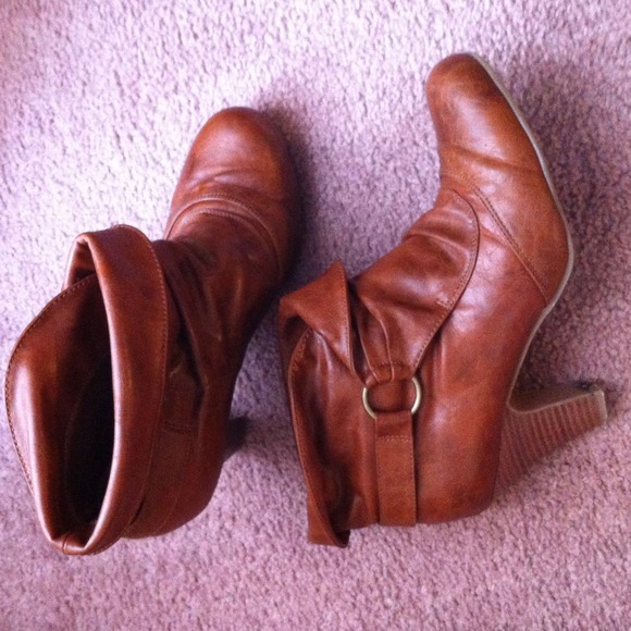 Brown booties