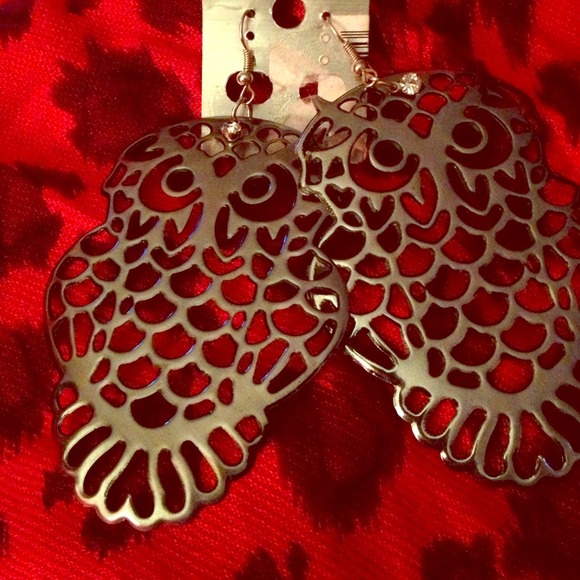 Owl fashion earrings - Picture 1 of 1