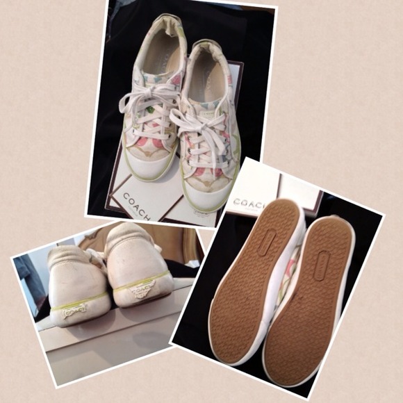 **RESERVED** COACH SCRIBBLES MULTI TENNIS SHOES - Picture 3 of 4