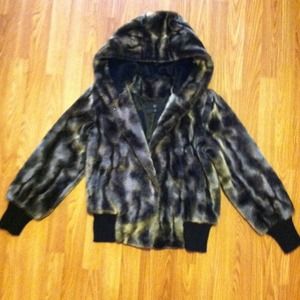 Rachel Zoe faux fur jacket