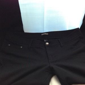 stella coated jean legging black