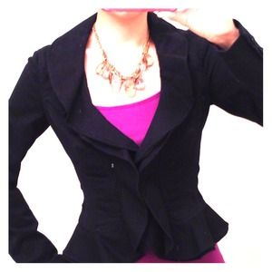 ❌SOLD - NWT Black Peplum Blazer