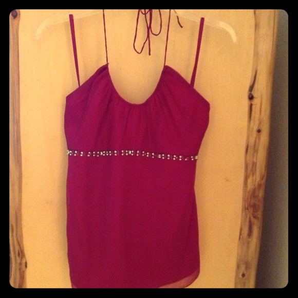 100% silk express design studio blouse.