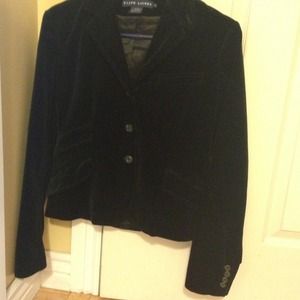 Ralph Lauren Black Velvet blazer