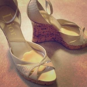 Dior snake skin off white