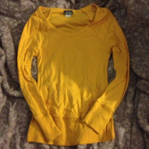 Mustard Yellow Long Sleeved Top