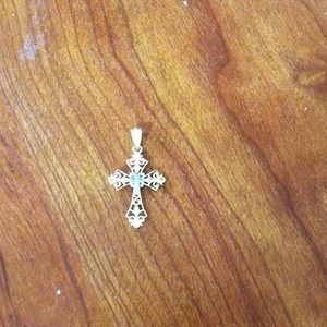 Reserved for sherrylynn.  cross for necklace.