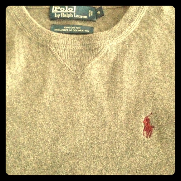 Men's Polo Ralph Lauren Grey Pullover
