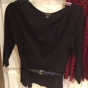 Black Belted Shirt