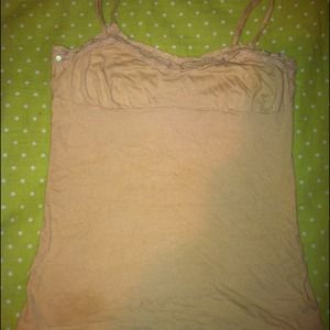 ⚠⚠reduced⚠⚠Light brown beaded tank top