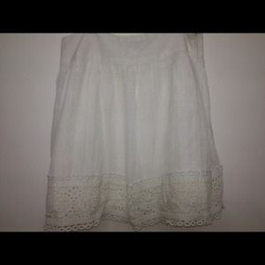White Forever21 skirt