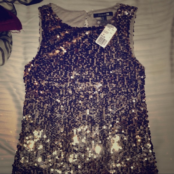 REDUCED! Knit top gold taupe