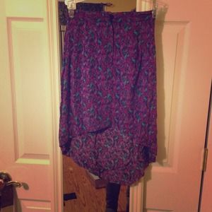 Vintage high low skirt