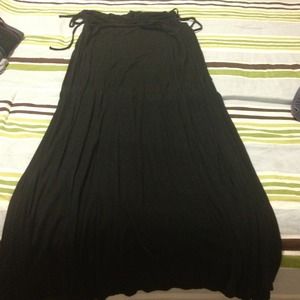 Long black skirt