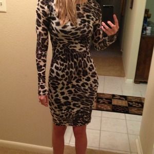 BCBG print dress
