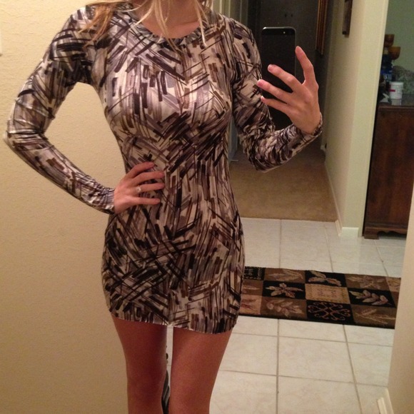 BCBG print dress