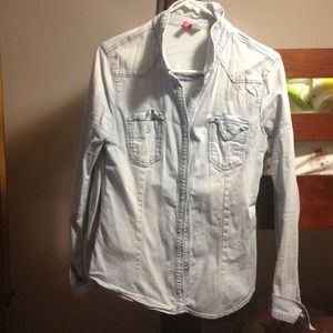 Button up denim