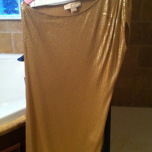 Michael Kors Gold sequin dress