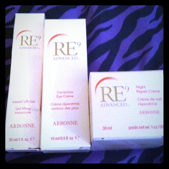 Bundle of 3 Arbonna RE9 Advanced gels and cremes