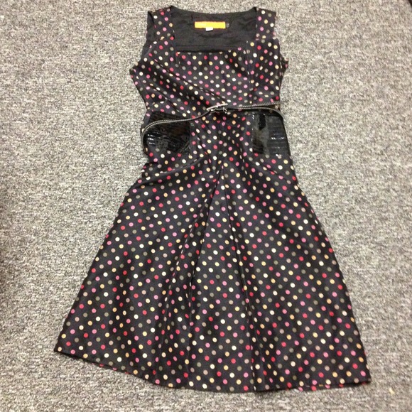 on hold ... Belted polka dot dress Cynthia Steffe