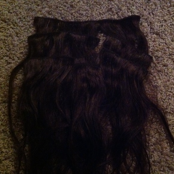 Real human hair extensions 15 Inches