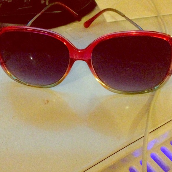Pink and green sunglasses :)