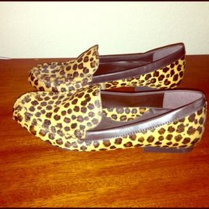 Leopard print loafers