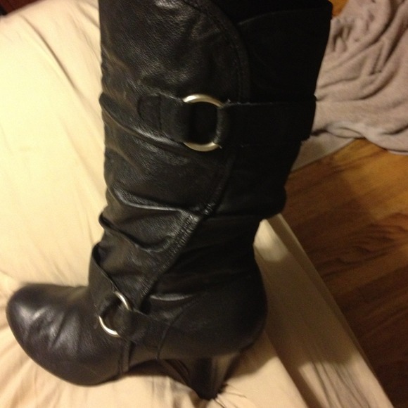 Black boots