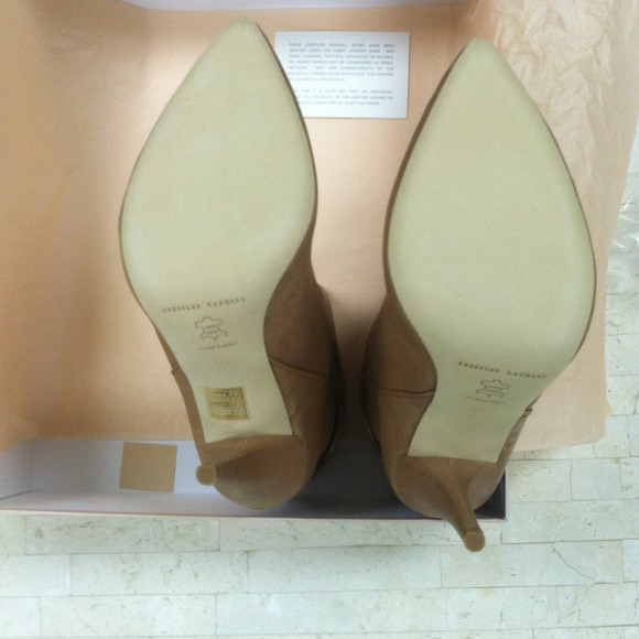 Loeffler Randall Emory Wave Ankle Boot Dusty Rose - Picture 2 of 4