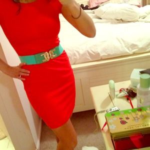 Orange Banana Republic Dress