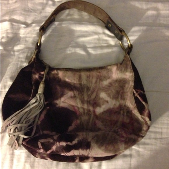 Lucky Brand Suede Hobo