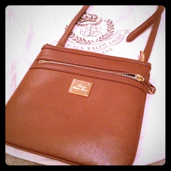 SOLD---Ralph Lauren cross body bag.