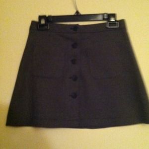 Gray mini skirt