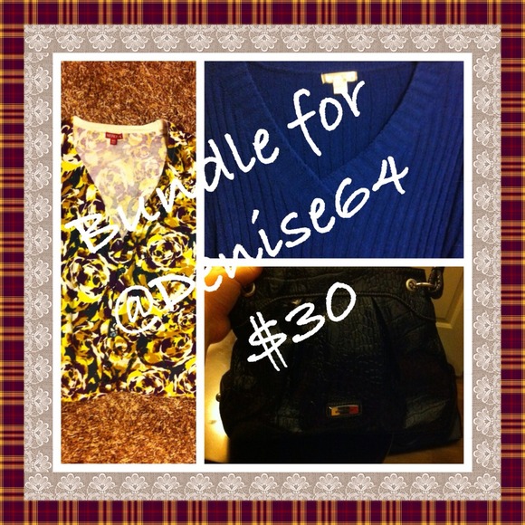 Sweater,Cardi, Purse bundle @denise64