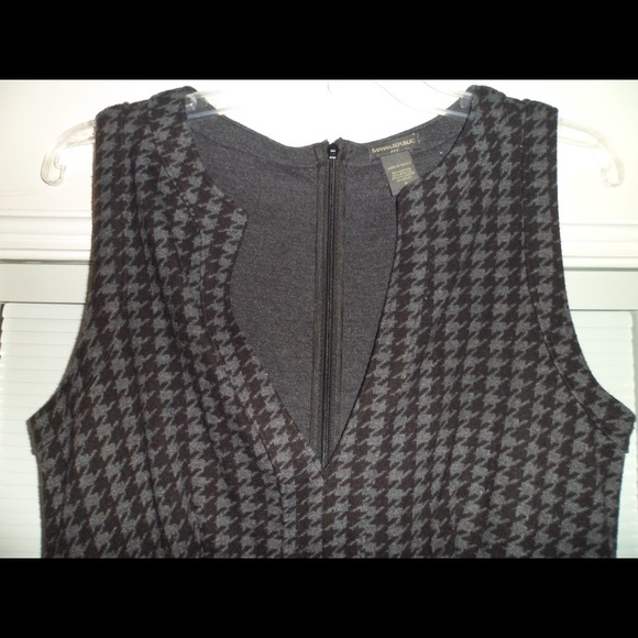 Gray and Black Checkered Dress - Picture 2 of 4