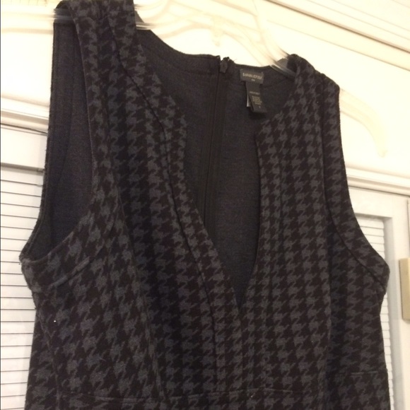 Gray and Black Checkered Dress - Picture 4 of 4