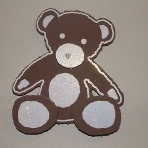 Nursery Baby Toddler Wall Decor Jungle Theme Bear